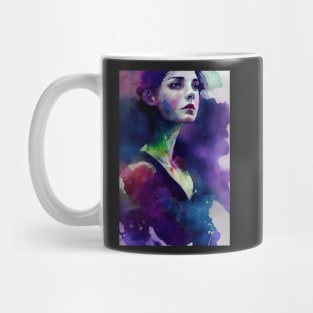 watercolor model V4 Mug